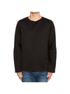 Shadow Project Cotton Jersey Long Sleeve T-Shirt Black - STONE ISLAND - BALAAN 1