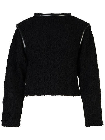 Isabel Marant 'Ladiva' Black Wool Mistro Sweater - ISABEL MARANT - BALAAN 1