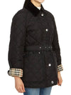 Diamond Quilted Nylon Jacket Black - BURBERRY - BALAAN 6