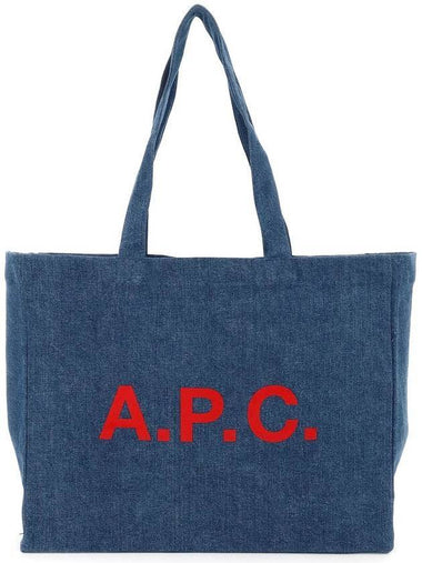 Diane Denim Tote Bag Blue - A.P.C. - BALAAN 1