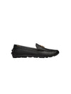 Kinsley Leather Loafers Black - BALLY - BALAAN 1