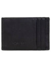 Intrecciato Lambskin Calfskin Card Wallet Black - BOTTEGA VENETA - BALAAN 3