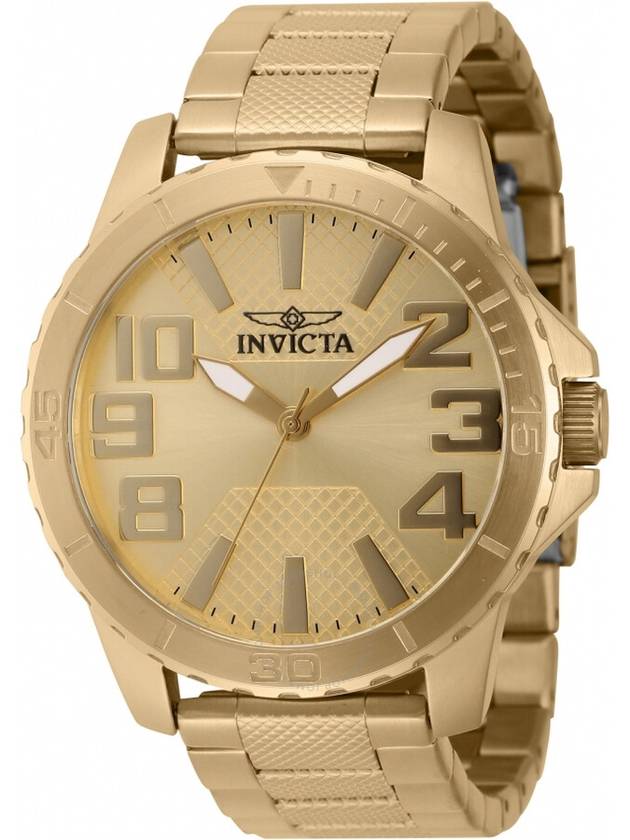 Invicta Speedway Quartz Gold Dial Men's Watch 46306 - INVICTA - BALAAN 1