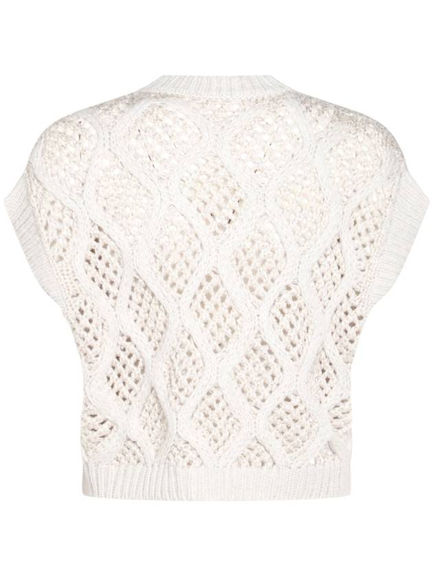 Brunello Cucinelli White Wool Knitwear - BRUNELLO CUCINELLI - BALAAN 2