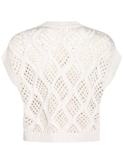 Brunello Cucinelli White Wool Knitwear - BRUNELLO CUCINELLI - BALAAN 2