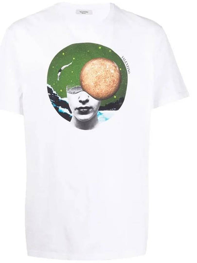 Soul Planet Short Sleeve T-Shirt White - VALENTINO - BALAAN 2