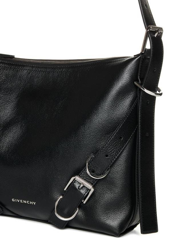 Voyou Leather Shoulder Bag Black - GIVENCHY - BALAAN 6