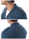 Perfect Jersey Zip-up Jacket Blue - BALMAIN - BALAAN 5