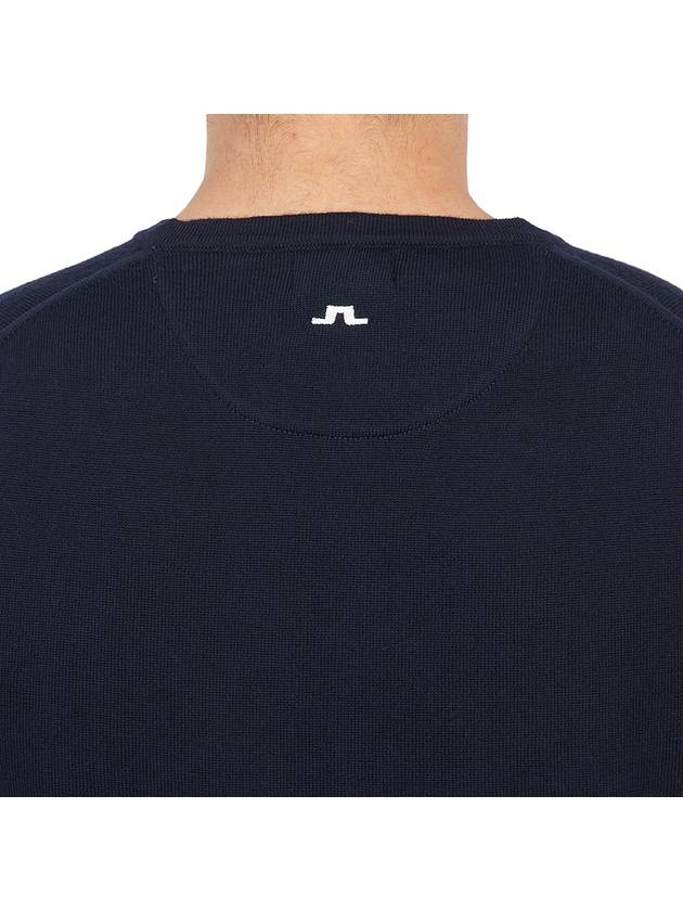 Golf Lymann V Neck Knit Top Navy - J.LINDEBERG - BALAAN 8