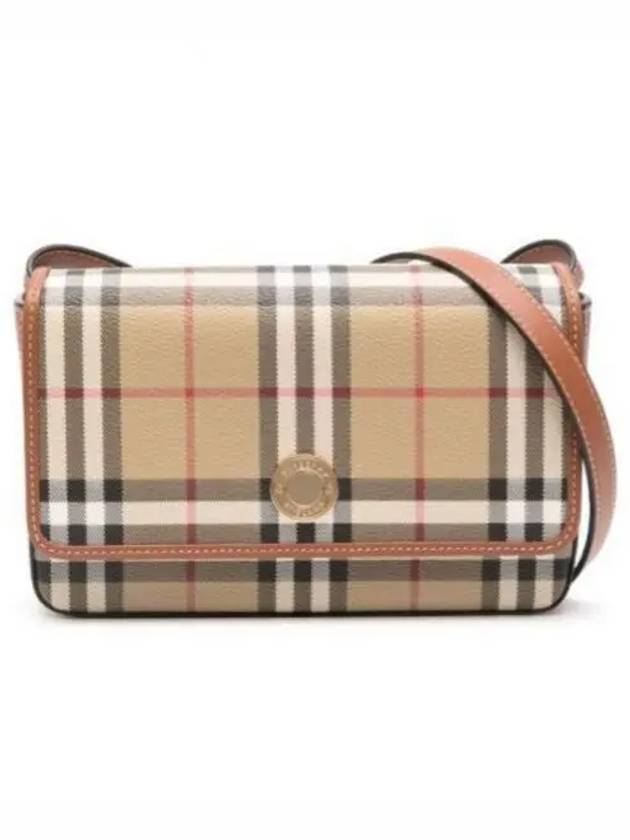 Check Cross Bag Beige - BURBERRY - BALAAN 2