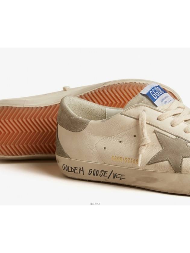 Super Star Suede Leather Low Top Sneaker White - GOLDEN GOOSE - BALAAN 5