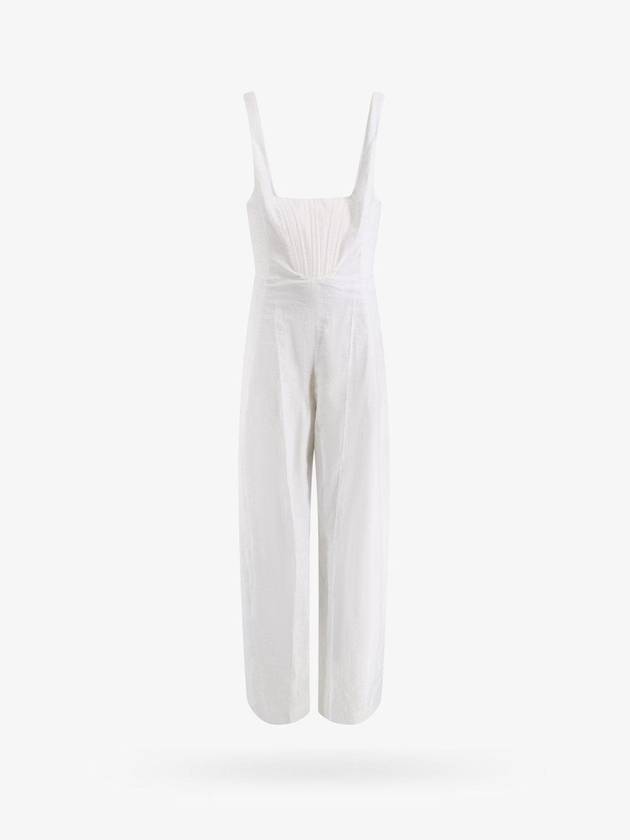 24 ss Linen Cotton Jumpsuit WITH FRONTAL Bustier 6100643BU3049000 B0650991166 - STELLA MCCARTNEY - BALAAN 1