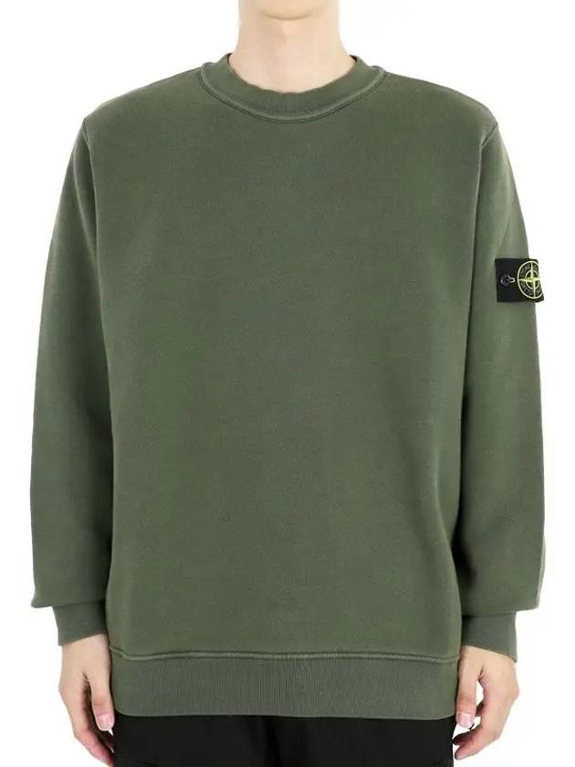 Compass Badge Sweatshirt Green - STONE ISLAND - BALAAN 3