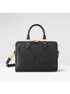 Women s Speedy 25 Logo Leather Mini Bag Black 58951 - LOUIS VUITTON - BALAAN 4