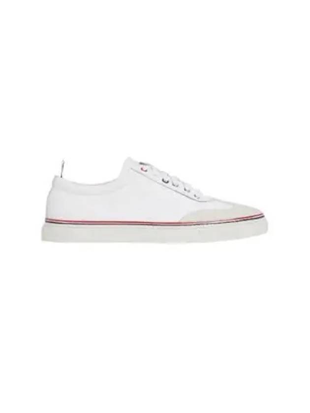 RWB Cupsole Rubber Calfskin Trainer Sneakers White - THOM BROWNE - BALAAN 2