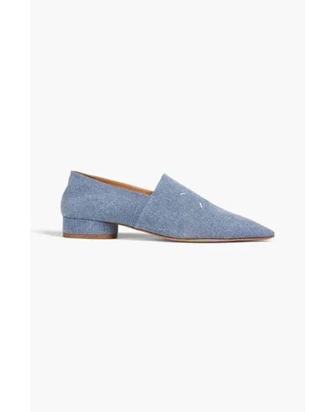 Women's Point Toe 4 Stitch Kiki Loafer Denim - MAISON MARGIELA - BALAAN 2