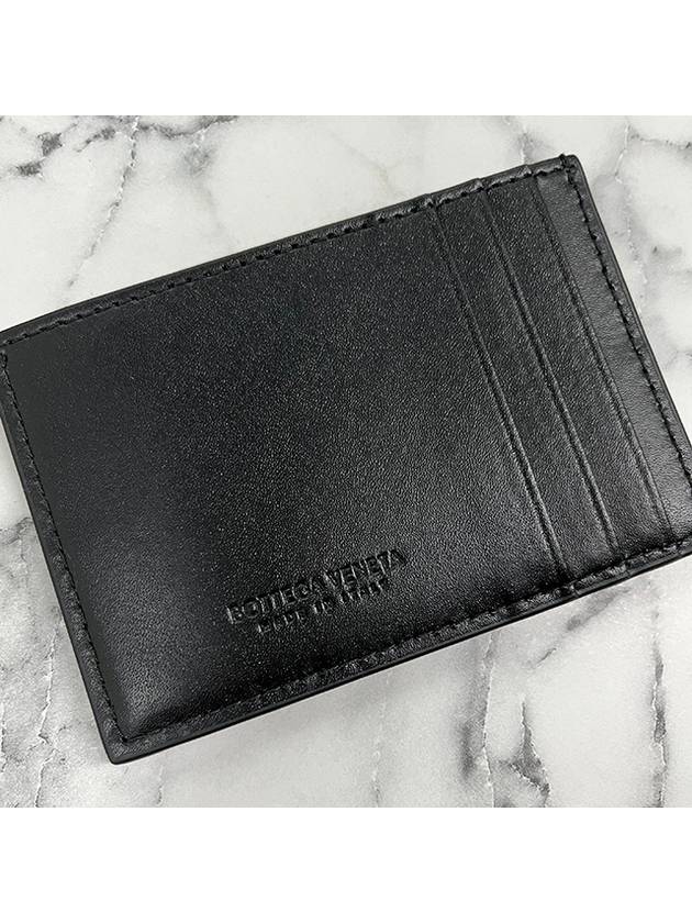 Intrecciato Cassette Card Wallet Black - BOTTEGA VENETA - BALAAN 8