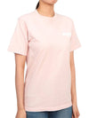 Logo Short Sleeve T-Shirt Pink - SPORTY & RICH - BALAAN 4