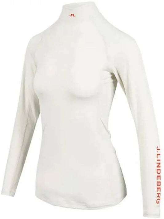 Golf Long Sleeve T Shirt Women s Asa Soft Compression Top Almond Milk GWJ09003E031 Domestic Product - J.LINDEBERG - BALAAN 1