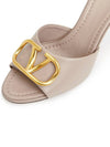 Women's Dove V Logo Signature Sandal Heel Nude - VALENTINO - BALAAN.