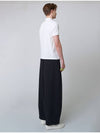 AU41PT11 Striped Wide Pants_Dark Navy - ATHPLATFORM - BALAAN 7