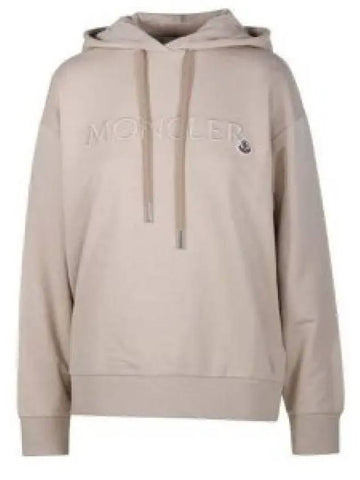 24 8G00016 89A1K 20J Logo embroidery hoodie 1213114 - MONCLER - BALAAN 1