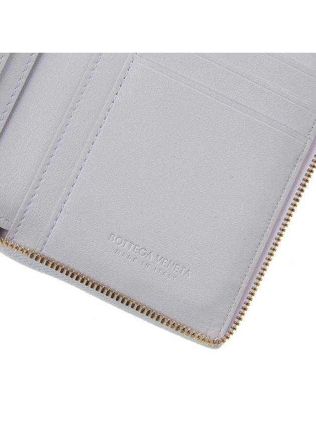 Intrecciato Zip Around Half Wallet Mus Washed - BOTTEGA VENETA - BALAAN 9