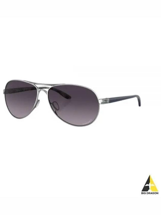 Feedback Polished Chrome Frame Prizm Gray Gradient Lenses OO4079 4059 - OAKLEY - BALAAN 2