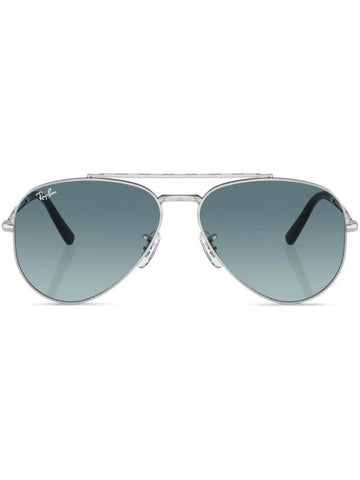 Aviator Logo Print Sunglasses RB36250033M - RAY-BAN - BALAAN 1