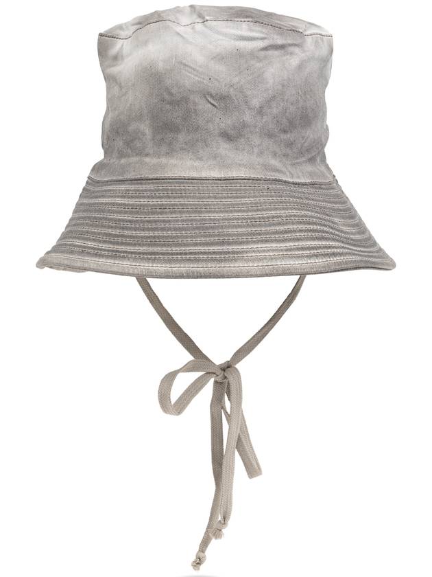 Rick Owens DRKSHDW Hat With Ties, Men's, Grey - RICK OWENS - BALAAN 1