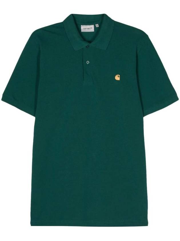 Chase Pique Polo Green - CARHARTT WIP - BALAAN 1