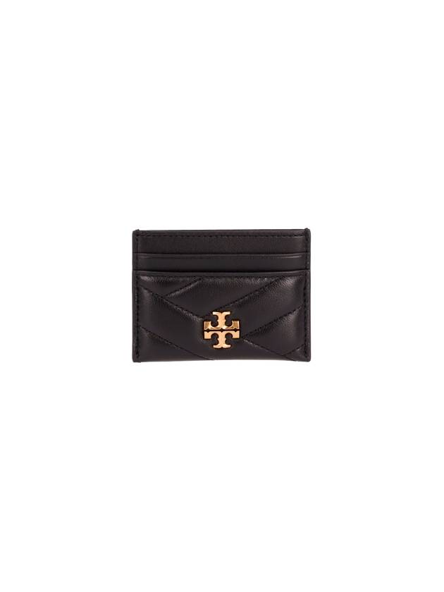 Kira Chevron Logo Card Wallet Black - TORY BURCH - BALAAN 2