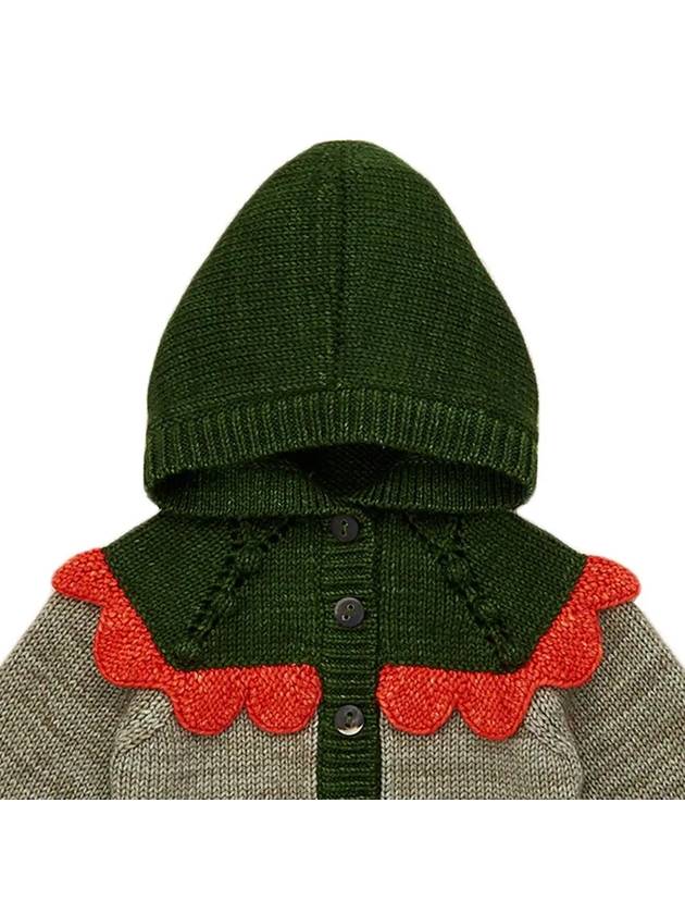 Kids Scallop Yoke Hooded Cardigan BB172028 015 - MISHA&PUFF - BALAAN 4