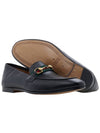 Horsebit Leather Loafers Black - GUCCI - BALAAN 6