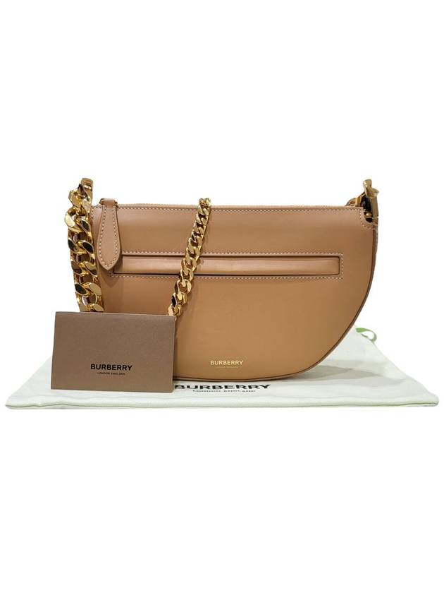 Women s 8051485 Olympia Warm Sand Leather Gold Chain Mini Shoulder Bag - BURBERRY - BALAAN 11