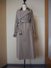 Washed Finns Chambray Trench Coat - AURALEE - BALAAN 1