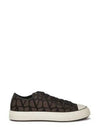 Iconographe Low Top Sneakers Brown - VALENTINO - BALAAN 2