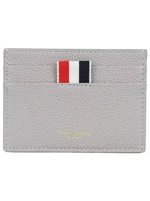 Whale Applique Pebble Card Wallet Grey - THOM BROWNE - BALAAN 2