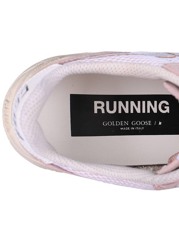 Running Sole Sports Low Top Sneakers Silver Pink - GOLDEN GOOSE - BALAAN 9