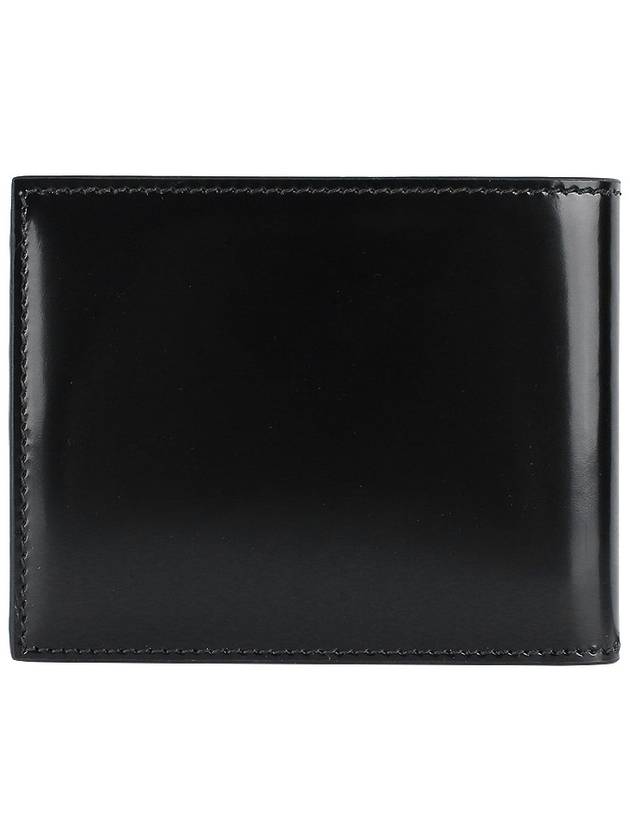 Metal Logo Half Wallet Black - SALVATORE FERRAGAMO - BALAAN 5