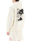 Maxi Graphic Patch Cotton Hoodie Ivory - MSGM - BALAAN 4