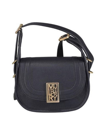 Mini Silky Calf Sadie Satchel Shoulder Bag Black - MULBERRY - BALAAN 1