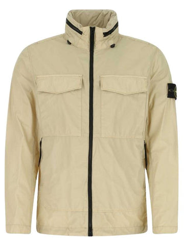 Wappen Naslan Light Watro Zip-up Jacket Beige - STONE ISLAND - BALAAN 1