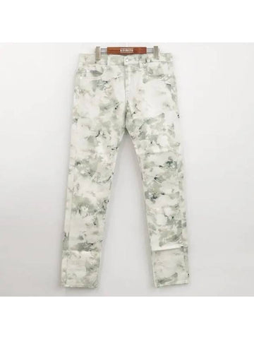 267800 Denim washed white jeans men s - ALEXANDER MCQUEEN - BALAAN 1