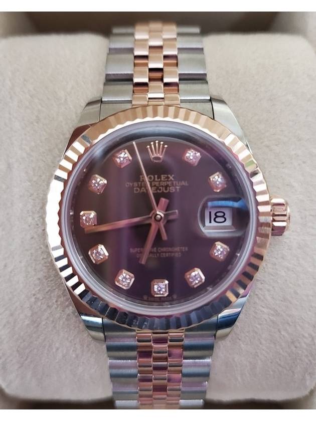 Rolex Datejust 28mm ten point chocolate plate - ROLEX - BALAAN 3