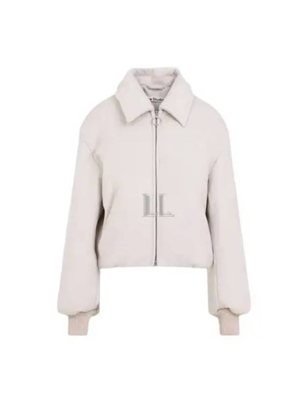 Wool Bomber Jacket Faded Grey - ACNE STUDIOS - BALAAN 2