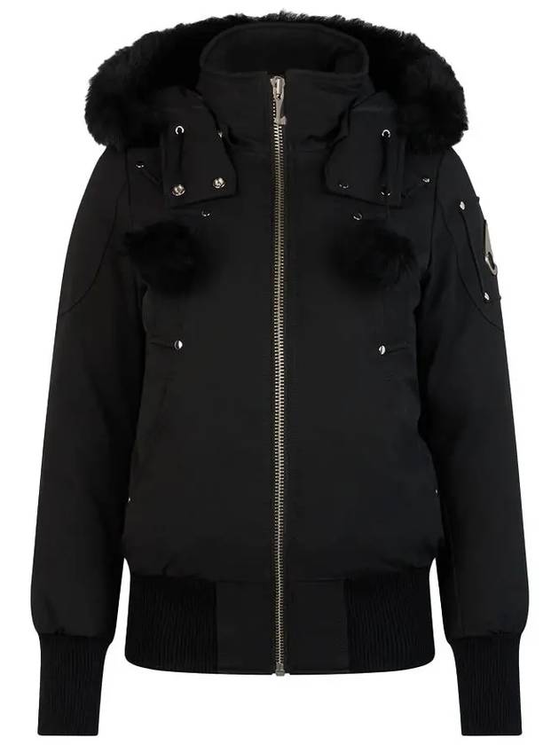 Orginal Debbie Shearling Bomber Jacket Black - MOOSE KNUCKLES - BALAAN 2