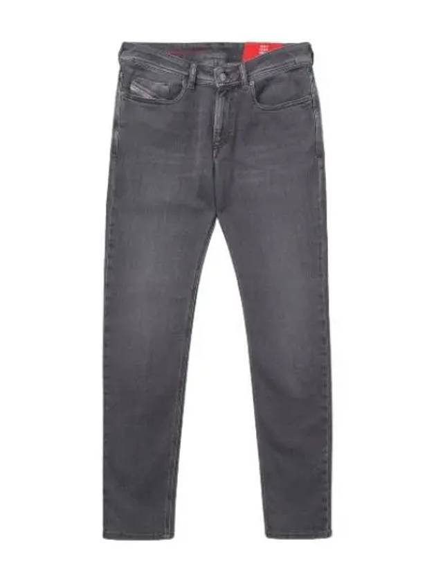 Slinker slim fit denim pants dark gray - DIESEL - BALAAN 1