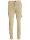 Waffen Patch Cargo Straight Pants Beige - STONE ISLAND - BALAAN 1