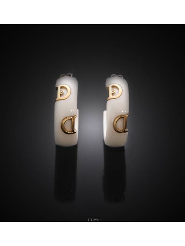 Daejeon Used Luxury Goods 20059341 Dicon White Diamond Earrings - DAMIANI - BALAAN 2